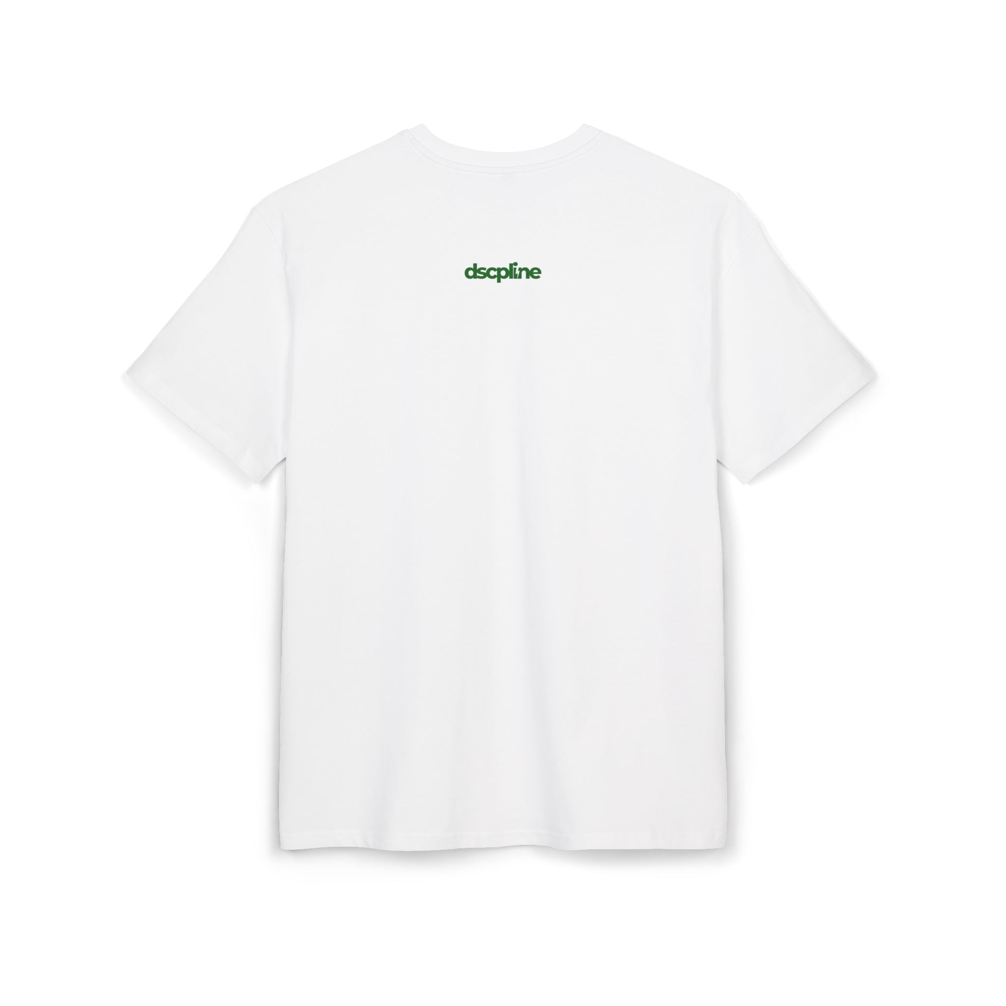 Discipline Crest Tee — 'Set The Discipline' Motivational Gym Shirt