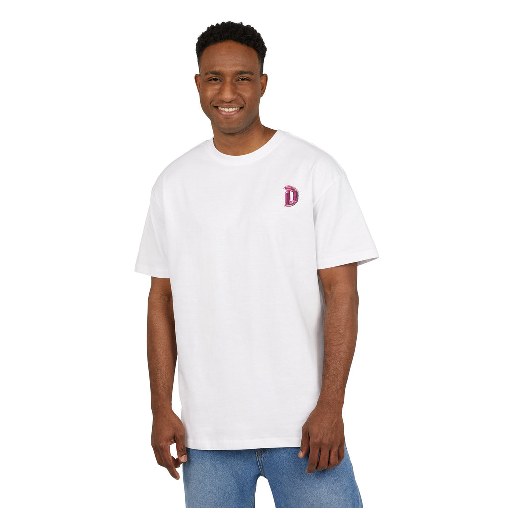 Oversize Tee — "Don’t Be A Skinny B*tch" Pink Gothic Graphic