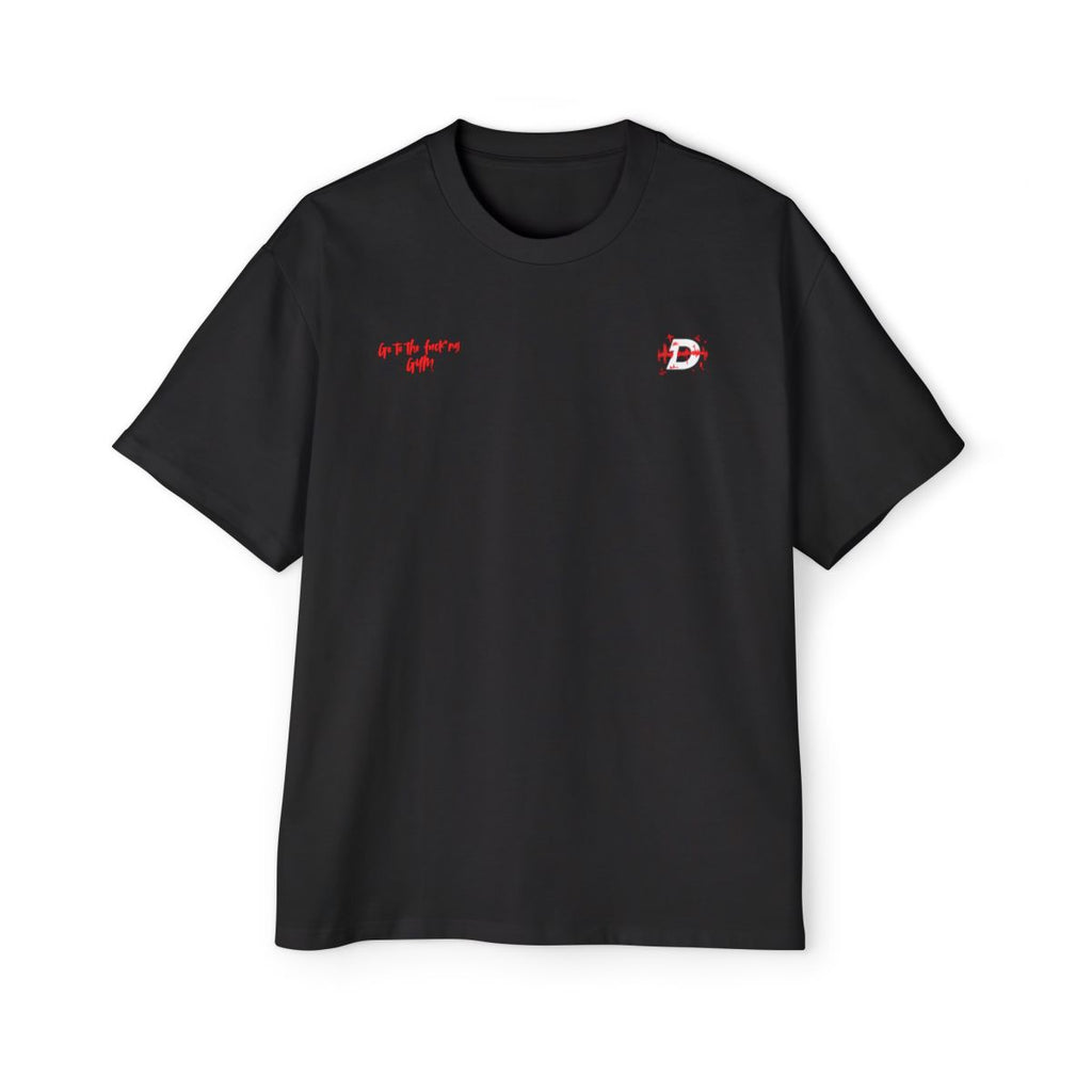 Discipline Gym T-Shirt - Black Oversized Fit