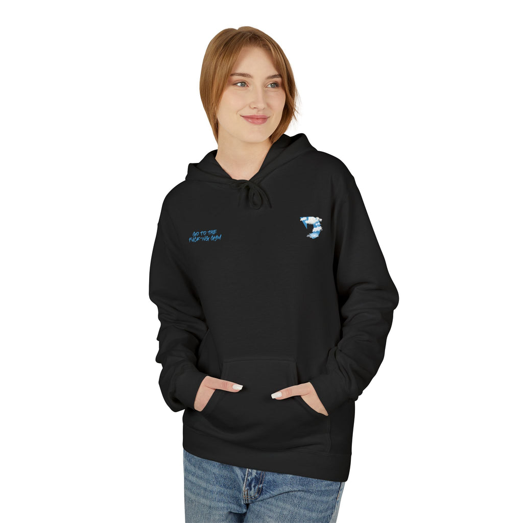 Cloud 'D' Motivational Hoodie — "The Cost of Your Inaction" Inspirational Pullover
