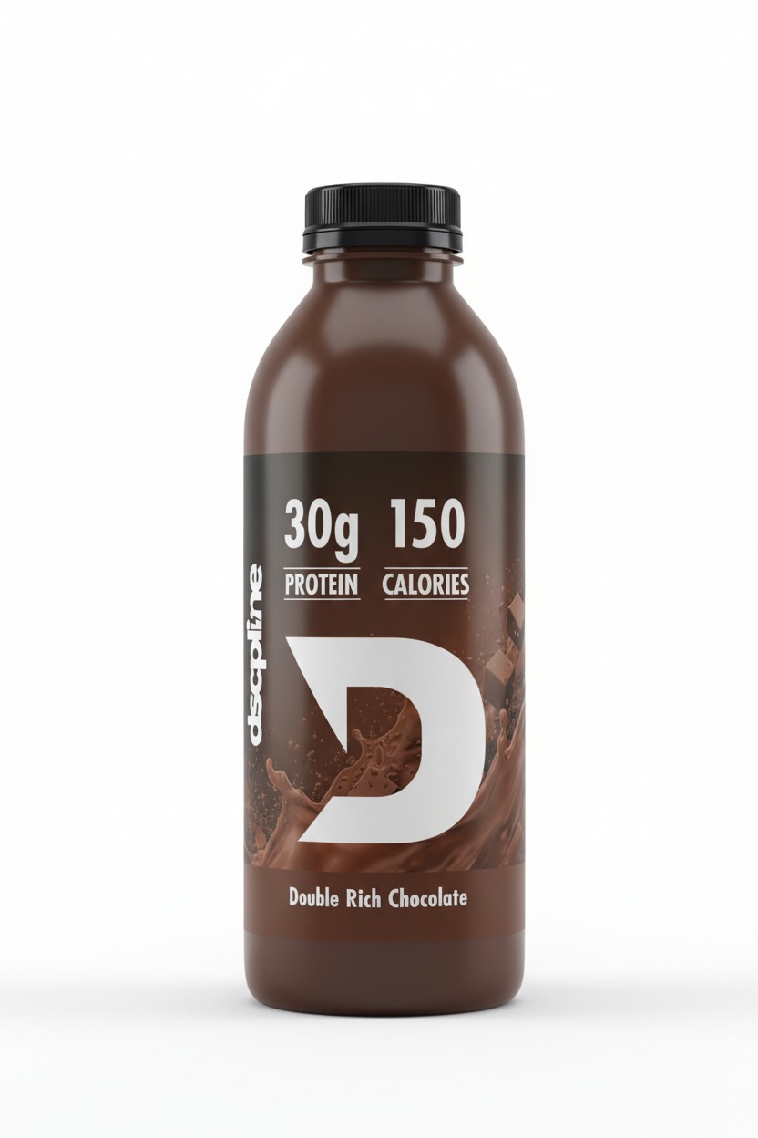 Envase de proteína dscpline Double Rich Chocolate